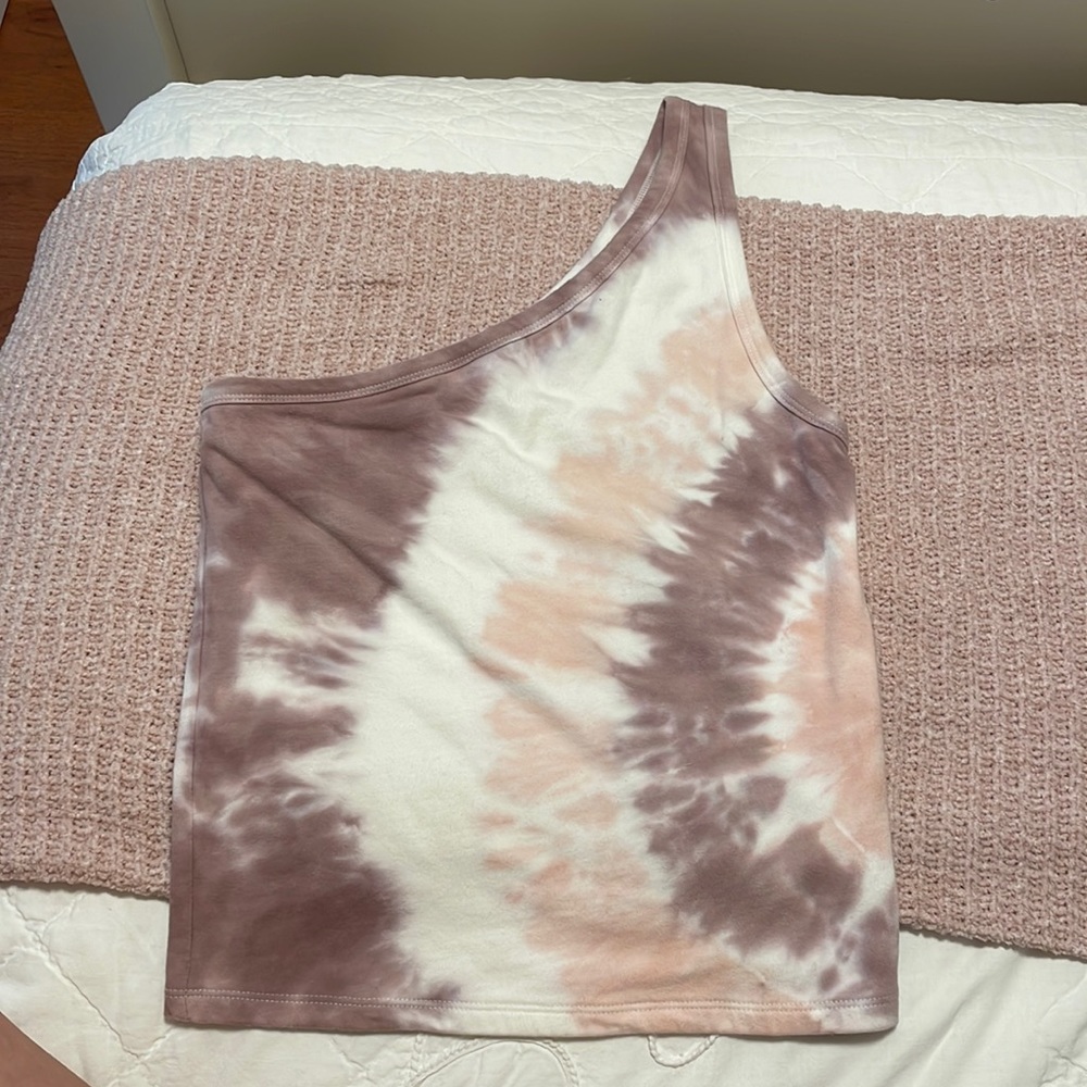 Small One Shoulder American Eagle Crop Top